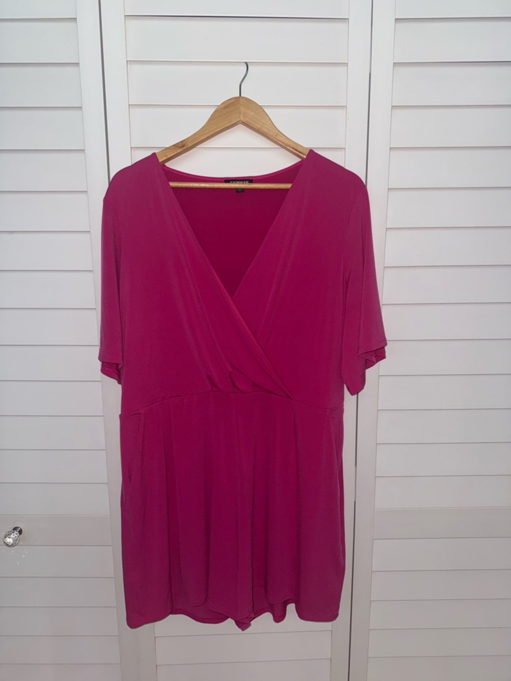 Express Hot Pink Romper